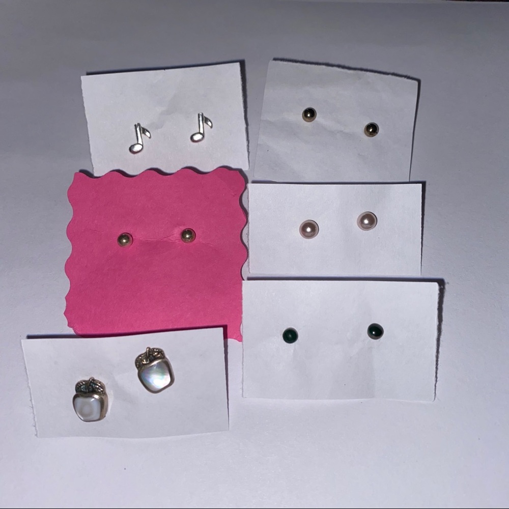 Bundle of 6 pairs of studs